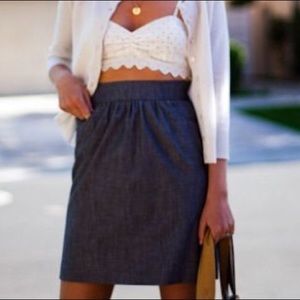 EmersonMade (Emerson Fry) Chambray Skirt